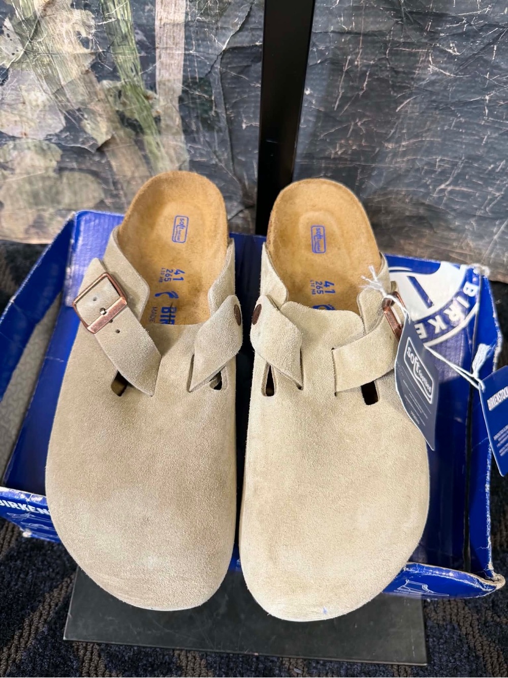 Birkenstock Boston Suede Sandal Size 41 - Picture 4 of 7